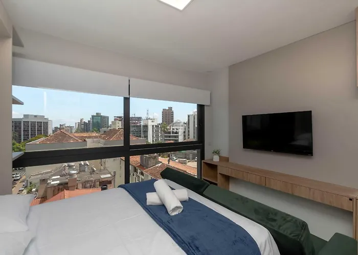 Vista Total Da Cidade Em Moradia Completa Apartment